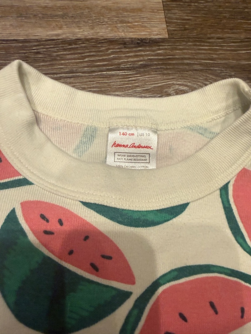 Hanna Andersson Kids Short Pajama Set - Rainbow, Floral, Fruit Prints - Picture 7 of 7